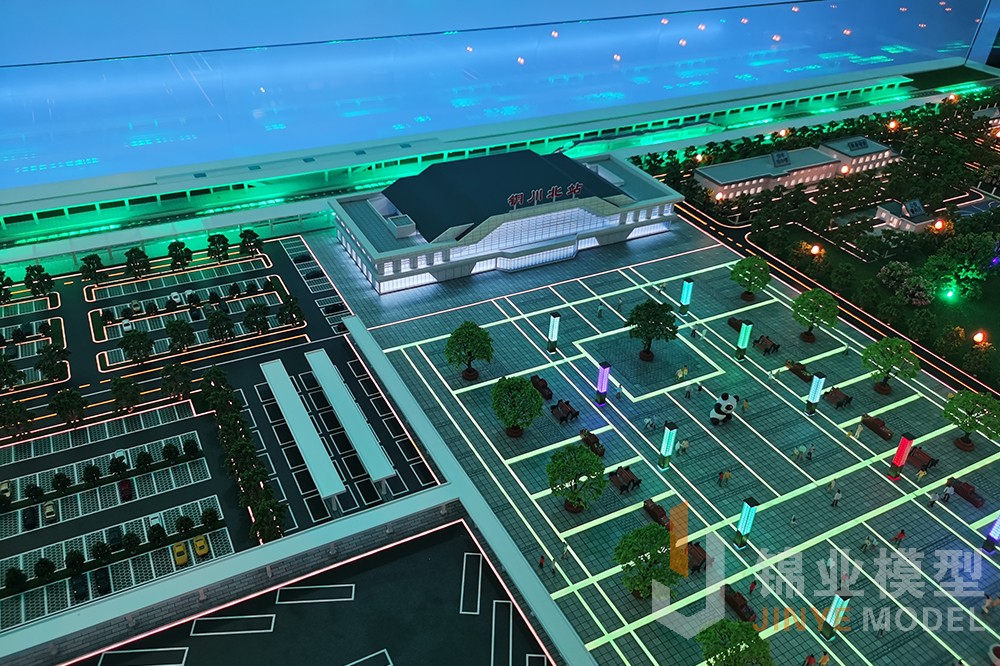 西延高铁站（5站）模型