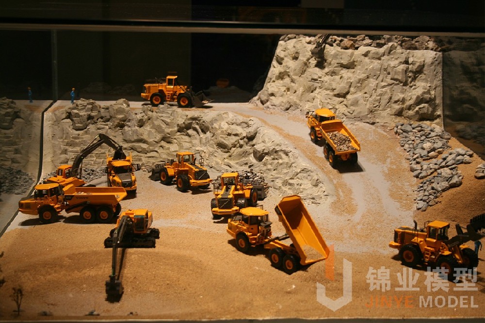 工程车辆设备施工场景模型