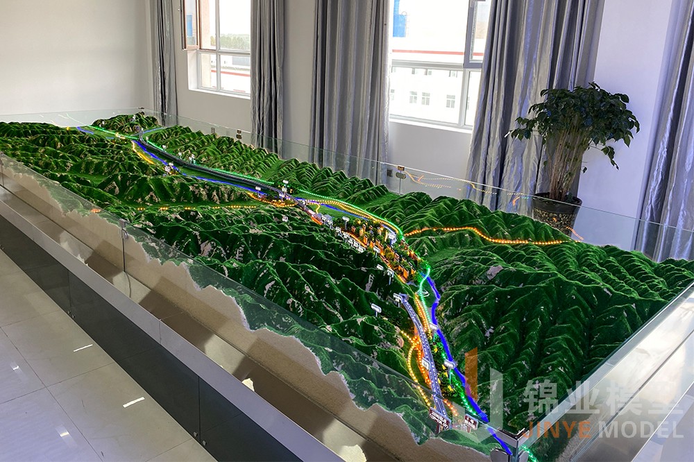 兰张铁路三四线项目3标沙盘模型