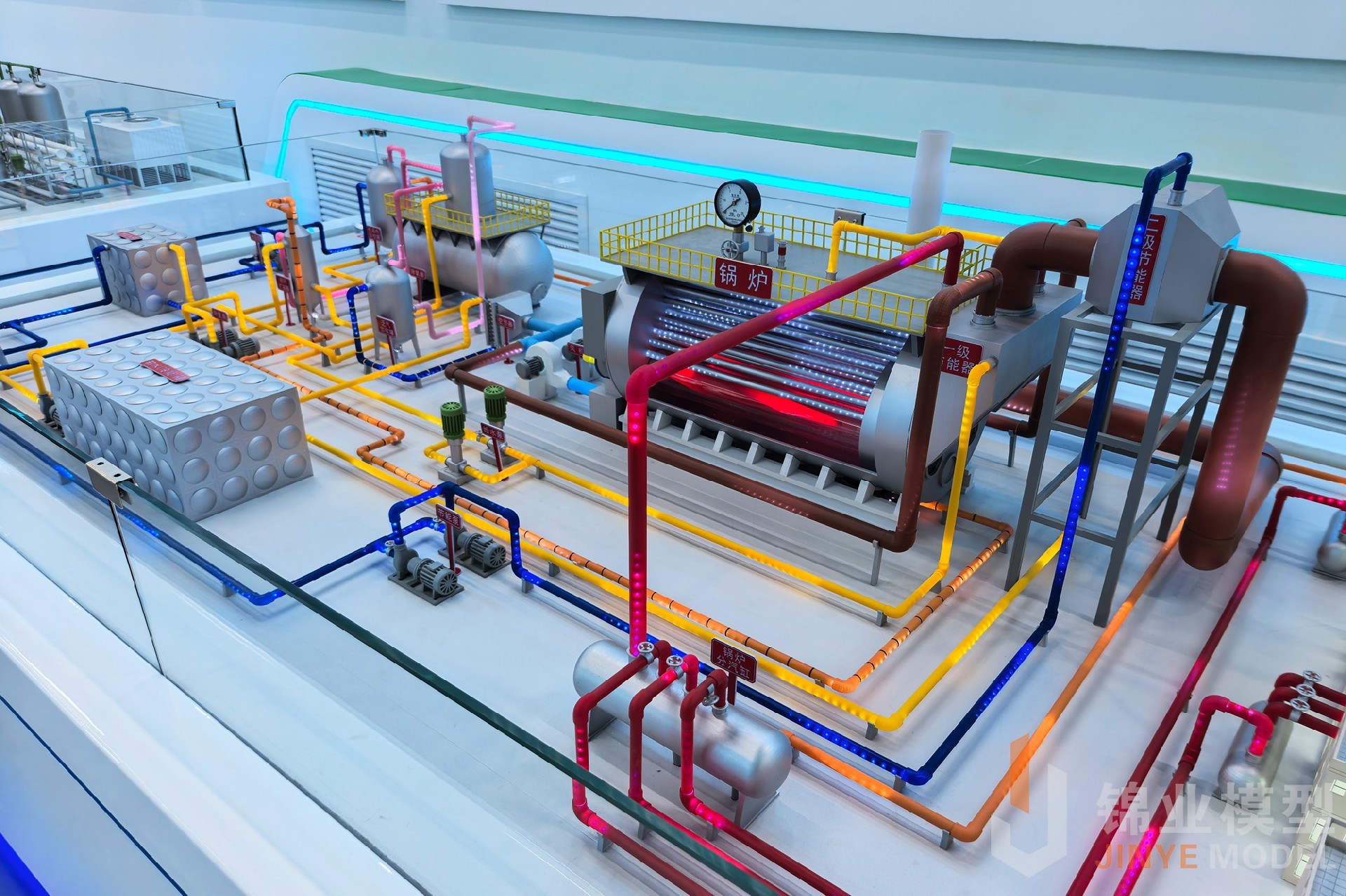 锅炉内部构造模型