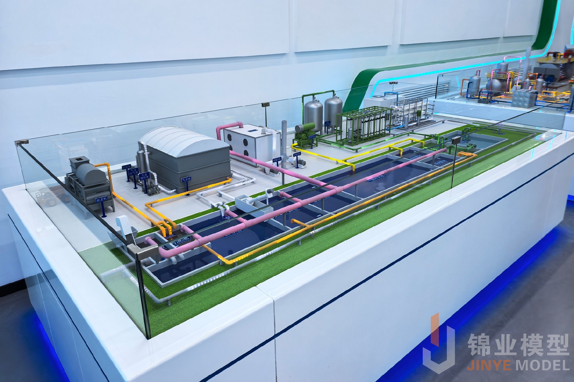 厂区污水处理流程模型